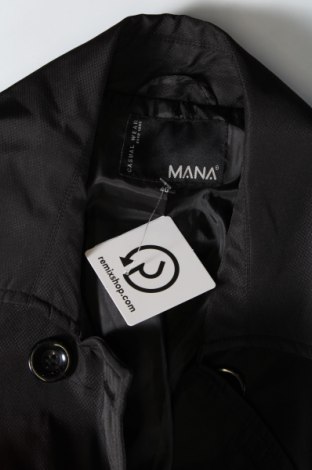 Γυναικεία καμπαρντίνα Mana, Μέγεθος M, Χρώμα Μαύρο, Τιμή 17,16 €