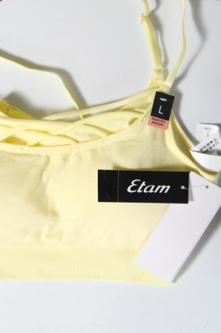 Γυναίκειο αθλητικό τοπ Etam, Μέγεθος L, Χρώμα Κίτρινο, Τιμή 20,10 €