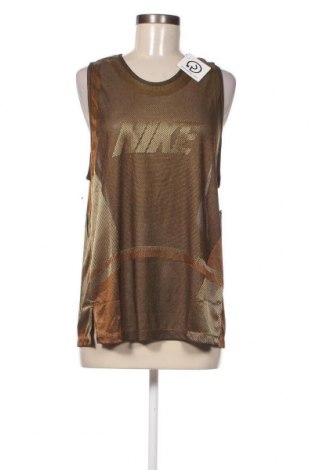 Γυναίκειο αθλητικό τοπ Nike, Μέγεθος M, Χρώμα Χρυσαφί, Τιμή 37,11 €