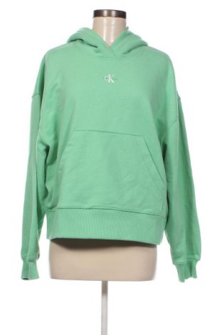 Női sweatshirt Calvin Klein Jeans, Méret S, Szín Zöld, Ár 22 922 Ft
