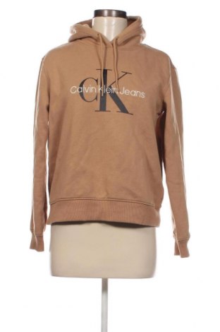Γυναικείο φούτερ Calvin Klein Jeans, Μέγεθος S, Χρώμα  Μπέζ, Τιμή 30,95 €