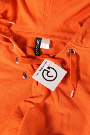Damen Sweatshirt H&M Divided, Größe S, Farbe Orange, Preis 14,84 €