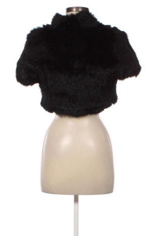 Δερμάτινο γυναικείο παλτό BCBG Max Azria, Μέγεθος XS, Χρώμα Μαύρο, Τιμή 242,04 €