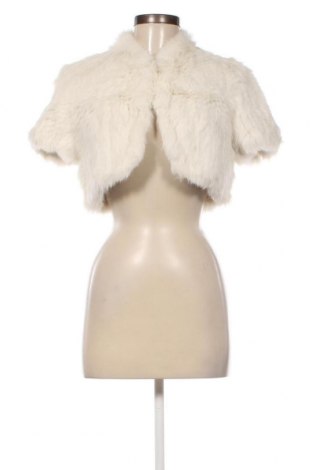 Дамско кожено палто BCBG Max Azria, Размер XXS, Цвят Бял, Цена 225,75 лв.