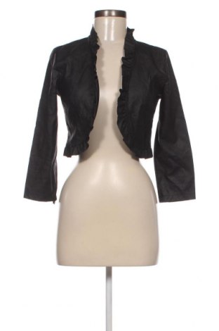 Дамско кожено сако Victoria, Размер XS, Цвят Черен, Цена 11,44 лв.