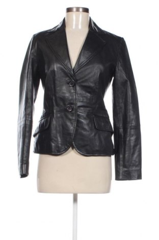 Γυναικείο δερμάτινο μπουφάν Zara, Μέγεθος M, Χρώμα Μαύρο, Τιμή 23,36 €