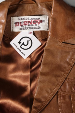 Dámska kožená bunda , Veľkosť M, Farba Hnedá, Cena  20,63 €