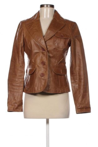 Dámska kožená bunda , Veľkosť M, Farba Hnedá, Cena  15,77 €