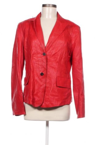 Γυναικείο δερμάτινο μπουφάν Anne Klein, Μέγεθος L, Χρώμα Κόκκινο, Τιμή 82,66 €