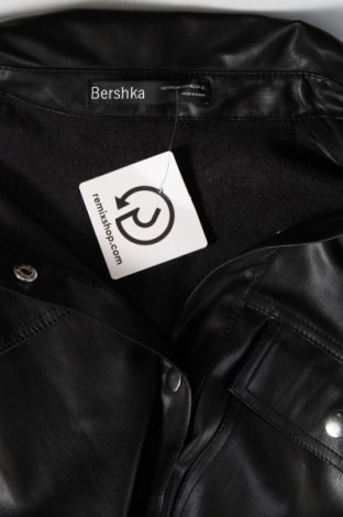 Damen Lederjacke Bershka, Größe XS, Farbe Schwarz, Preis € 34,10