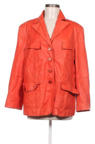Damen Lederjacke Jobis, Größe XL, Farbe Orange, Preis 58,08 €