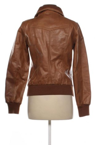 Dámska kožená bunda  ONLY, Veľkosť M, Farba Hnedá, Cena  36,29 €