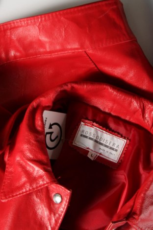 Damen Lederjacke RossoDiSera, Größe M, Farbe Rot, Preis 61,80 €
