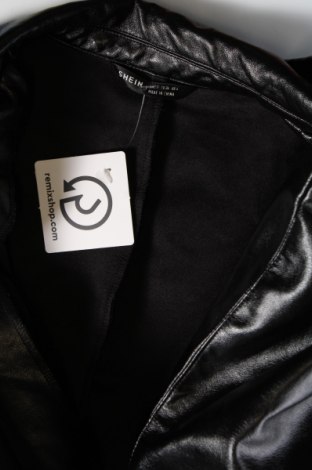 Damen Lederjacke SHEIN, Größe S, Farbe Schwarz, Preis 5,12 €