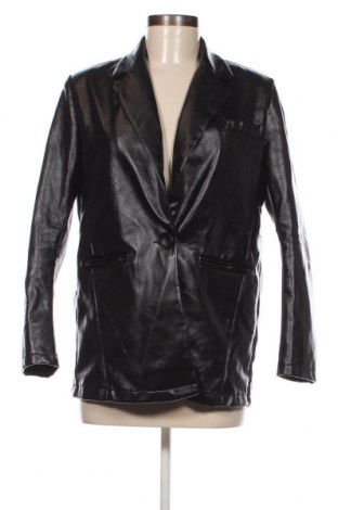 Dámska kožená bunda  SHEIN, Veľkosť S, Farba Čierna, Cena  5,28 €