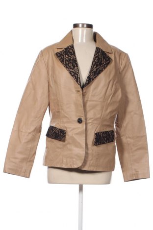 Dámska kožená bunda  Sarah Kern, Veľkosť L, Farba Béžová, Cena  20,82 €