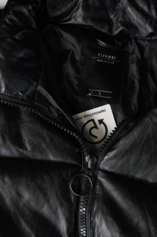 Dámska kožená bunda  Tiffosi, Veľkosť L, Farba Čierna, Cena  27,78 €