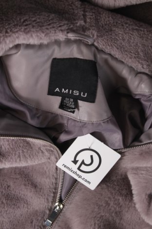 Γυναικείο παλτό Amisu, Μέγεθος M, Χρώμα Γκρί, Τιμή 37,76 €