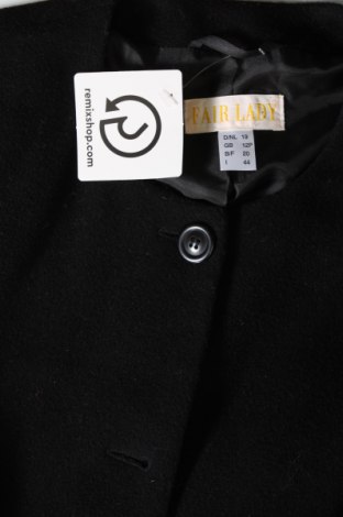 Дамско палто Fair Lady, Размер M, Цвят Черен, Цена 19,84 лв.