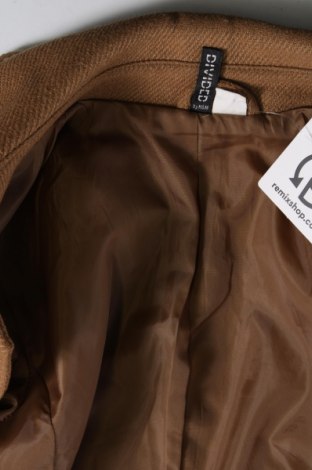Дамско палто H&M Divided, Размер XS, Цвят Кафяв, Цена 80,20 лв.