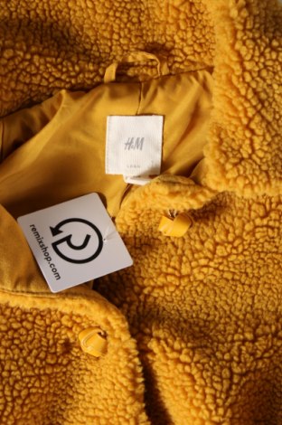 Дамско палто H&M L.O.G.G., Размер XXS, Цвят Жълт, Цена 18,19 лв.