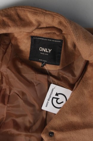 Дамско палто ONLY, Размер S, Цвят Кафяв, Цена 39,00 лв.