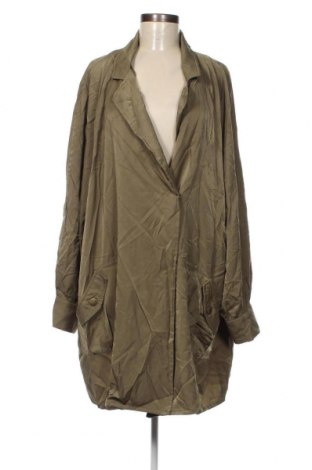 Дамско палто SHEIN, Размер 4XL, Цвят Зелен, Цена 44,80 лв.
