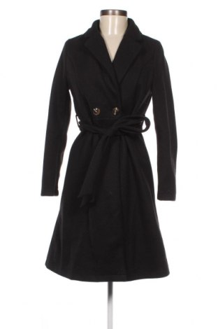Дамско палто SHEIN, Размер XS, Цвят Черен, Цена 11,52 лв.