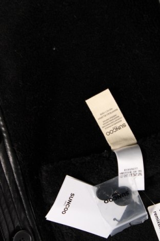 Γυναικείο παλτό SUNCOO, Μέγεθος S, Χρώμα Μαύρο, Τιμή 98,46 €