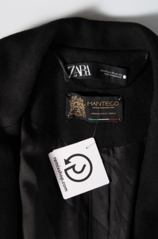 Damenmantel Zara, Größe XS, Farbe Schwarz, Preis 74,05 €