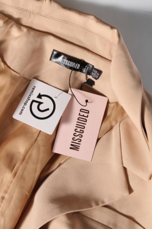 Γυναικείο σακάκι Missguided, Μέγεθος M, Χρώμα  Μπέζ, Τιμή 20,35 €