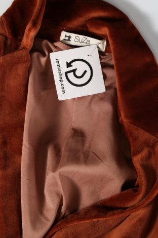 Γυναικείο σακάκι SuZa, Μέγεθος M, Χρώμα Καφέ, Τιμή 8,25 €