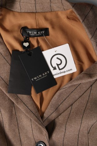 Γυναικείο σακάκι TWINSET, Μέγεθος M, Χρώμα Καφέ, Τιμή 100,81 €