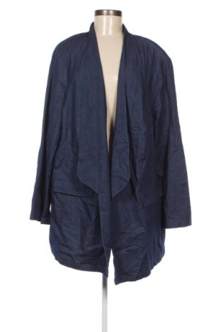Γυναικείο σακάκι Ulla Popken, Μέγεθος 5XL, Χρώμα Μπλέ, Τιμή 26,60 €