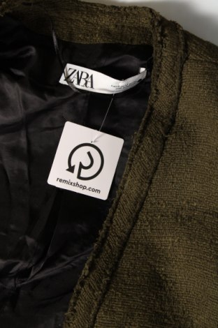 Γυναικείο σακάκι Zara, Μέγεθος XS, Χρώμα Πράσινο, Τιμή 21,06 €