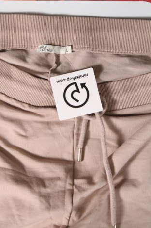 Pantaloni trening de femei Nly Trend, Mărime L, Culoare Bej, Preț 31,48 Lei