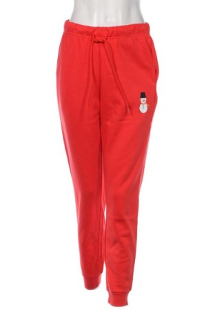 Γυναικείο αθλητικό παντελόνι Pieces, Μέγεθος S, Χρώμα Κόκκινο, Τιμή 8,04 €