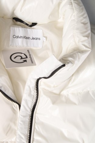 Damenjacke Calvin Klein Jeans, Größe L, Farbe Weiß, Preis 143,38 €