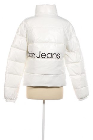 Geacă de femei Calvin Klein Jeans, Mărime L, Culoare Alb, Preț 677,79 Lei