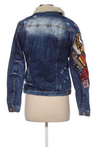 Γυναικείο μπουφάν Cipo & Baxx, Μέγεθος L, Χρώμα Μπλέ, Τιμή 117,53 €