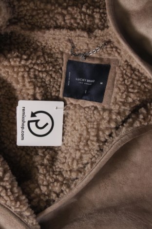 Γυναικείο μπουφάν Lucky Brand, Μέγεθος M, Χρώμα  Μπέζ, Τιμή 15,45 €