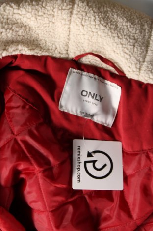 Γυναικείο μπουφάν ONLY, Μέγεθος M, Χρώμα Κόκκινο, Τιμή 11,48 €