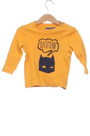 Bluză pentru copii Batman, Mărime 9-12m/ 74-80 cm, Culoare Galben, Preț 23,58 Lei
