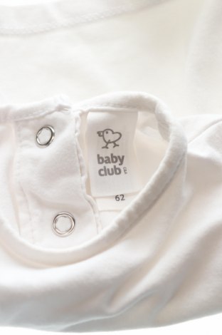 Детска блуза C&A, Размер 2-3m/ 56-62 см, Цвят Бял, Цена 21,95 лв.