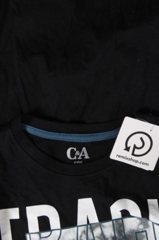 Kinder Shirt C&A, Größe 12-13y/ 158-164 cm, Farbe Schwarz, Preis 3,55 €