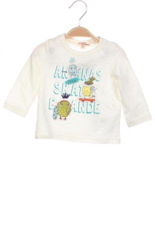 Детска блуза Du Pareil Au Meme, Размер 3-6m/ 62-68 см, Цвят Бял, Цена 12,60 лв.