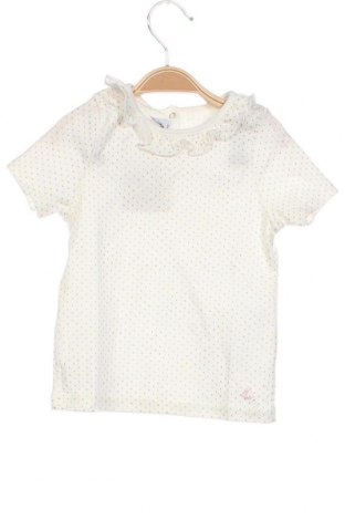 Детска блуза Petit Bateau, Размер 18-24m/ 86-98 см, Цвят Бял, Цена 18,92 лв.
