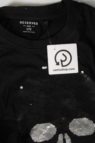Kinder Shirt Reserved, Größe 14-15y/ 168-170 cm, Farbe Schwarz, Preis 15,31 €