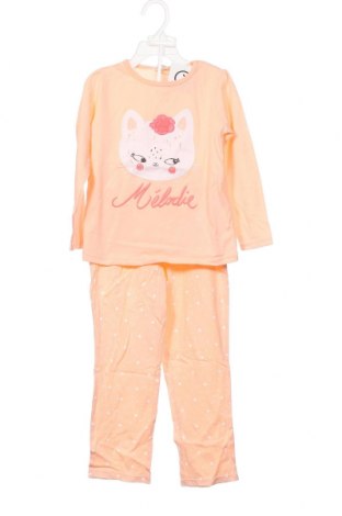 Детска пижама Du Pareil Au Meme, Размер 4-5y/ 110-116 см, Цвят Розов, Цена 32,45 лв.