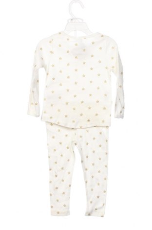 Детска пижама Petit Bateau, Размер 18-24m/ 86-98 см, Цвят Бял, Цена 37,00 лв.